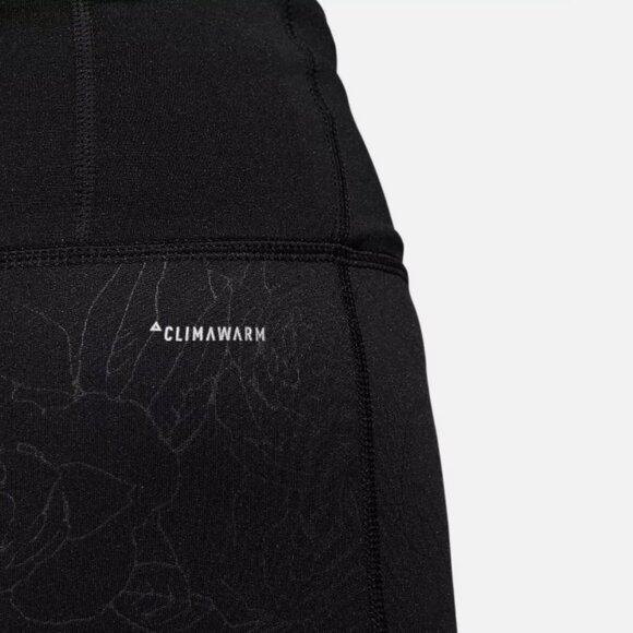 adidas Climawarm Floral Embossed Leggings - Picture 10 of 10